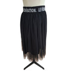 Federation Black Tulle Midi