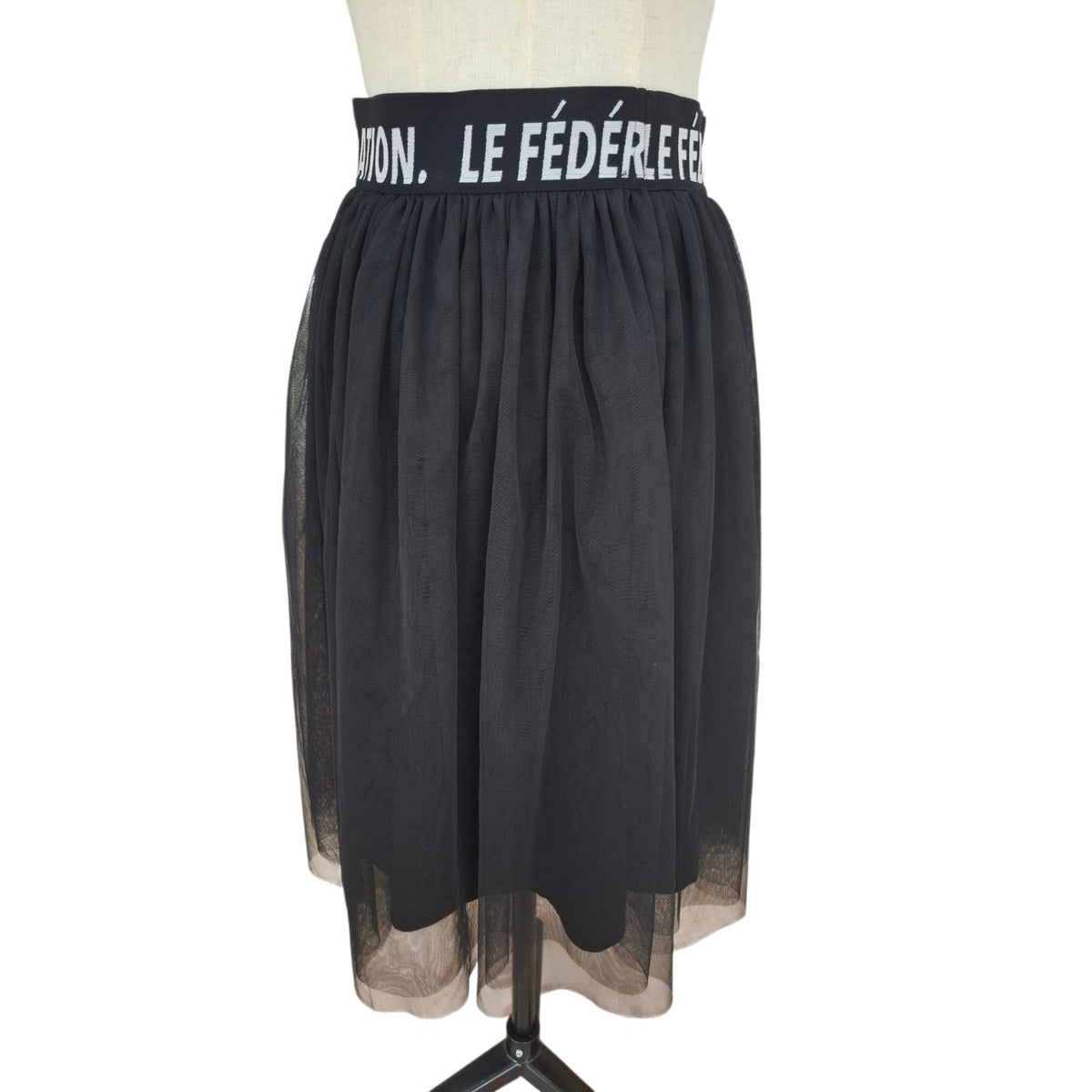 Federation Black Tulle Midi