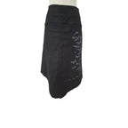 Glassons Black A Line skirt with Grey Birds