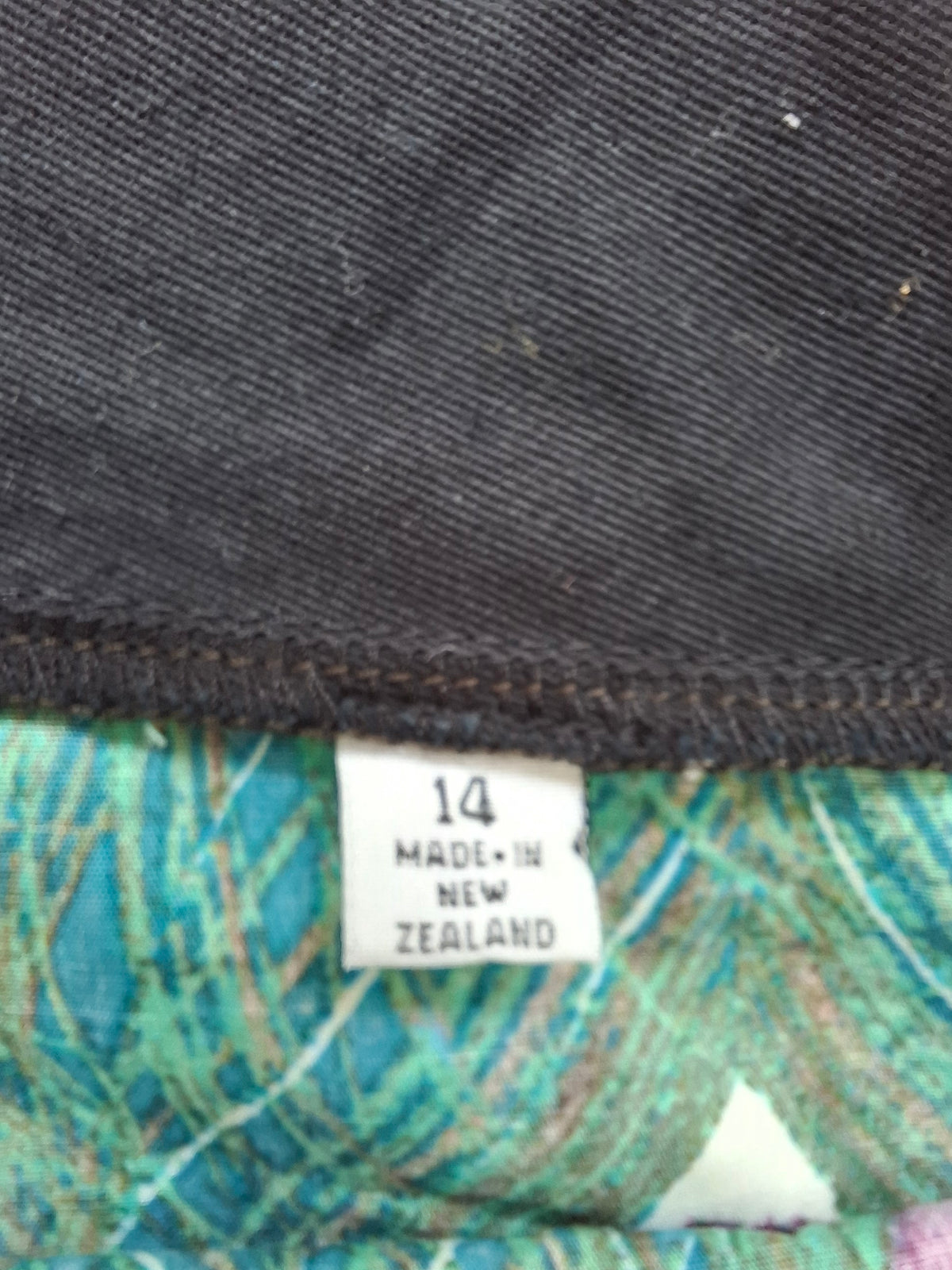 Peacock Feather Print Skirt with glitter detail