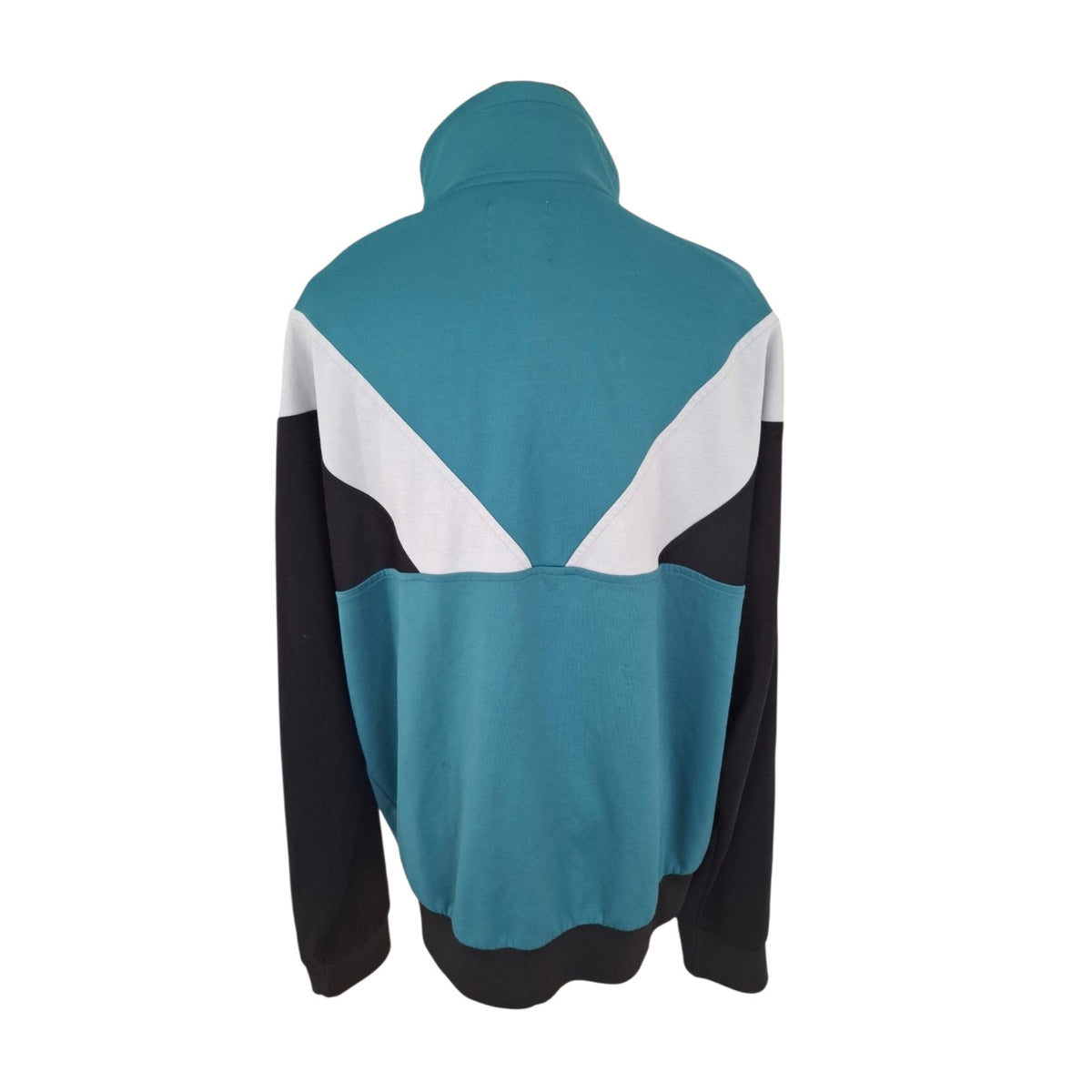 Urban Outfitters Black Teal and White Colourblock Track Jacket