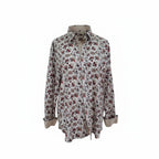 Thomson and Richards Floral Shirt Italian Fabric