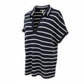 DECJUBA D Luxe Navy and White Striped Knit Top