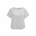 Broderie Anglaise style cotton top