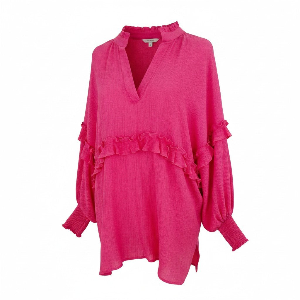 Kinde the label Hot Pink Blouse
