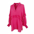 Kinde the label Hot Pink Blouse
