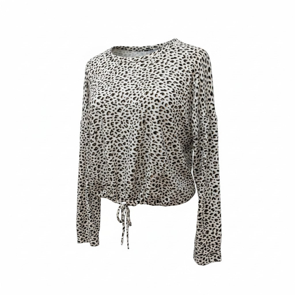 Zest Leopard print long sleeve top
