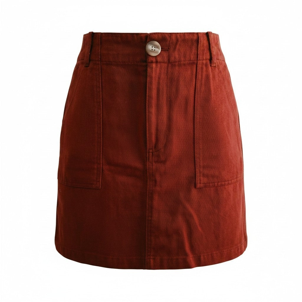 Urban Revivo Mahogany Skirt
