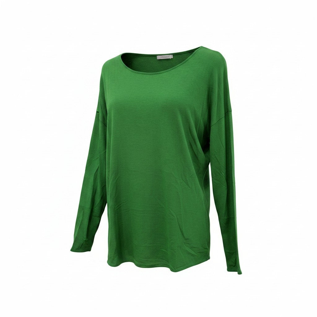 Trenery Apple Green Long Sleeve Top