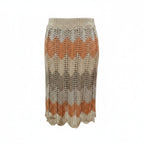 Love 21 Knit Crochet Lined Mini Skirt