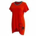 Pretty Basics Orange Dress with Contrast Collar