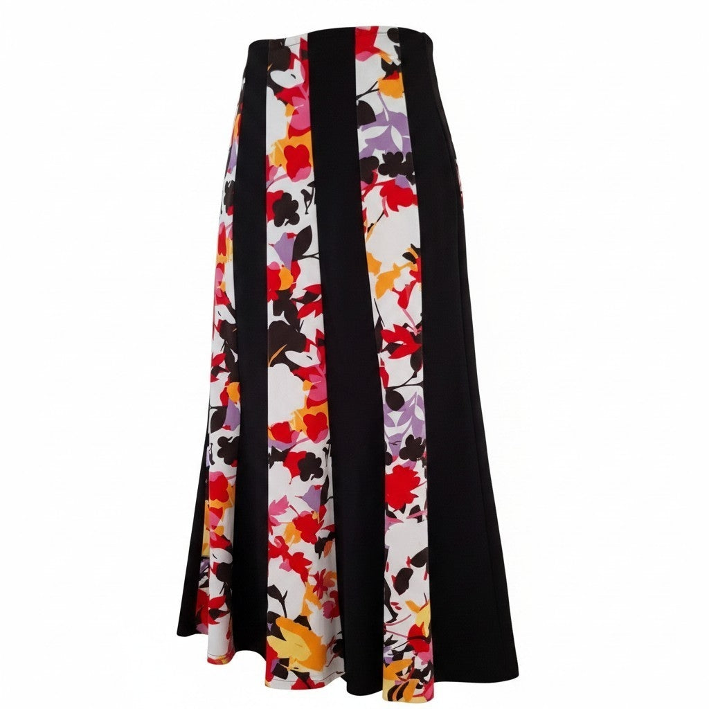 Agenda floral panel skirt