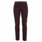 Max Burgundy Velvety Jeans