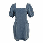 Zest denim short sleeve dress